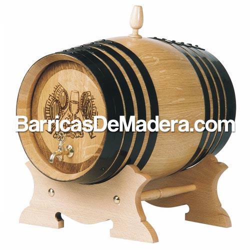 barril-con-pie-bajo-tablilla-anagrama-bodega-grabado-barricas-de-madera